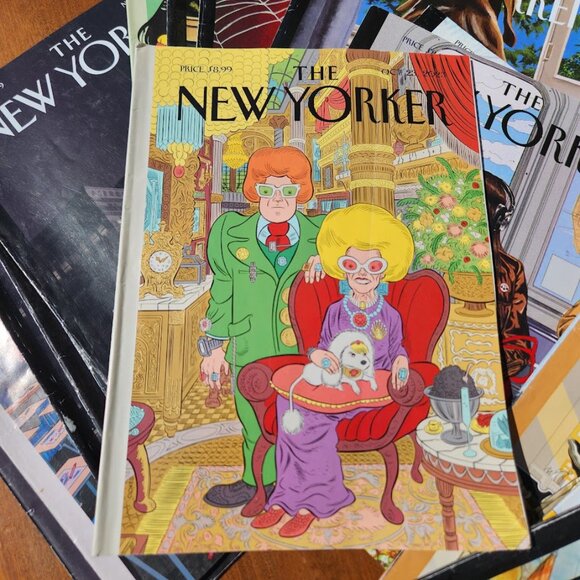 The New Yorker Magazine Bundle Lot of 7 Magazines RANDOM DATES Reading bundle Y - Picture 4 of 11